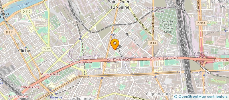 localisation de l'entreprise MADAME SAMIRA FATHI à SAINT-OUEN-SUR-SEINE