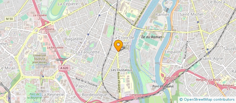 localisation de l'entreprise MADAME SAMIRA FERFACHE  TOULOUSE