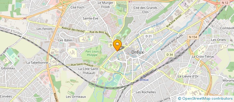 localisation de l'entreprise MADAME SAMIRA GUARRASSI à DREUX