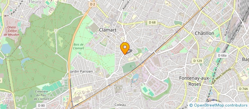 localisation de l'entreprise MADAME SAMIRA HADJI à CLAMART