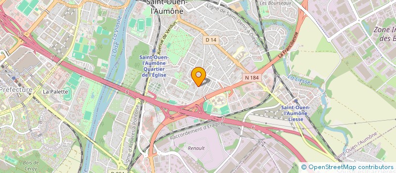 localisation de l'entreprise MADAME SAMIRA HAMITOU à SAINT-OUEN-L'AUMONE