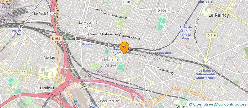 localisation de l'entreprise MADAME SAMIRA HBILI  BONDY