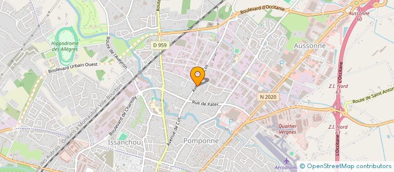 localisation de l'entreprise MADAME SAMIRA HICHAM  MONTAUBAN