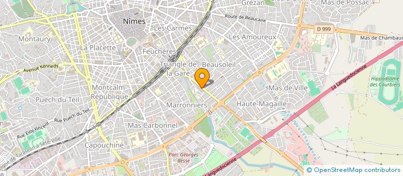 localisation de l'entreprise MADAME SAMIRA KHABCHER  NIMES