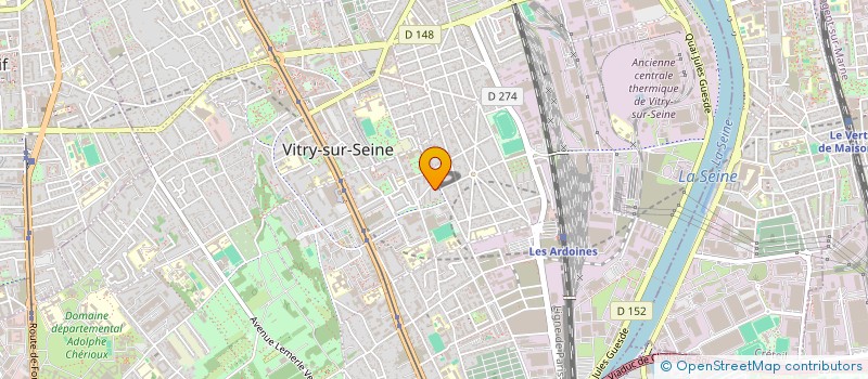 localisation de l'entreprise MADAME SAMIRA KHELIFA  VITRY-SUR-SEINE