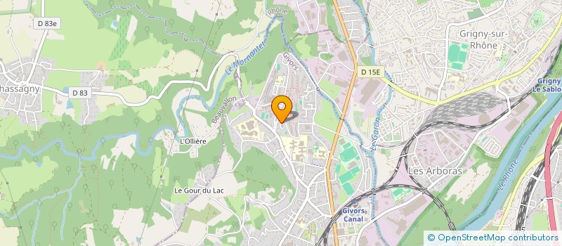 localisation de l'entreprise MADAME SAMIRA KHELLADI  GIVORS