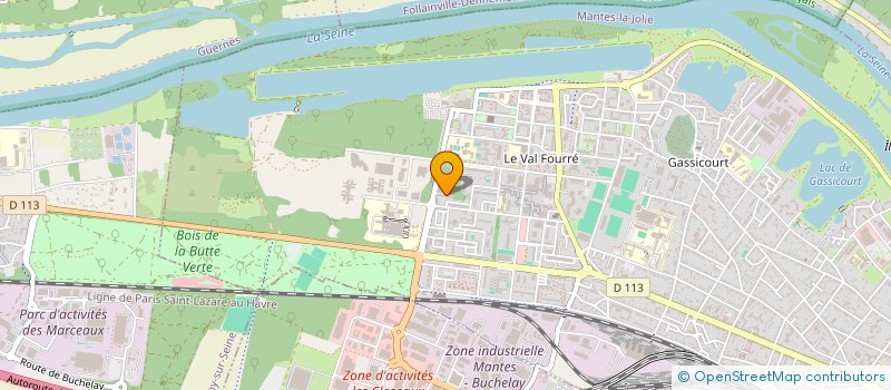 localisation de l'entreprise MADAME SAMIRA KIRECHE  MANTES-LA-JOLIE