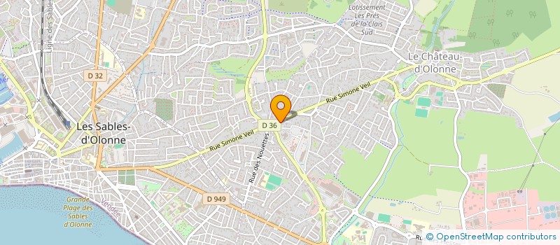 localisation de l'entreprise MADAME SAMIRA LAHCHAMI à LES SABLES D'OLONNE
