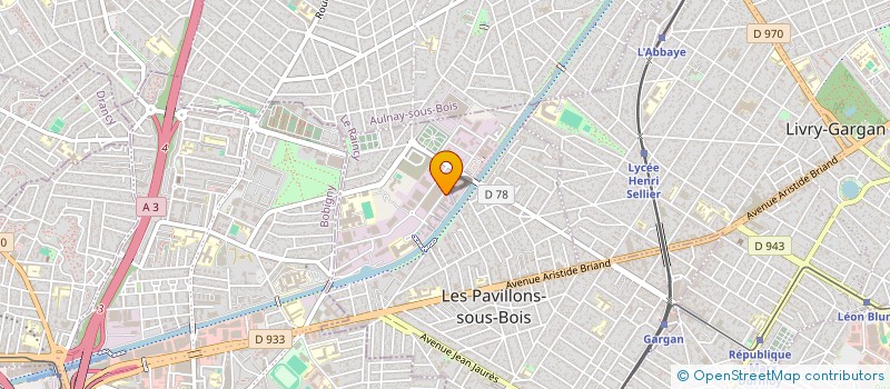 localisation de l'entreprise MADAME SAMIRA LAMARTI  LES PAVILLONS-SOUS-BOIS