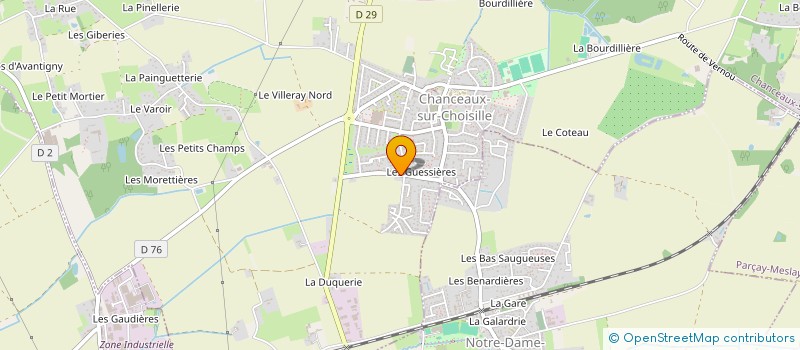 localisation de l'entreprise MADAME SAMIRA MAIRE  CHANCEAUX-SUR-CHOISILLE