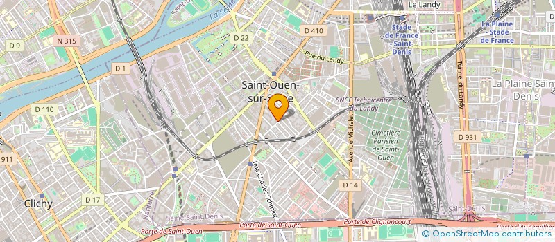 localisation de l'entreprise MADAME SAMIRA MANSOURI à SAINT-OUEN-SUR-SEINE