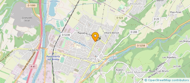 localisation de l'entreprise MADAME SAMIRA MEDJEBEUR à PONTCHARRA