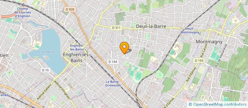 localisation de l'entreprise MADAME SAMIRA MEKHETTECHE à DEUIL-LA-BARRE