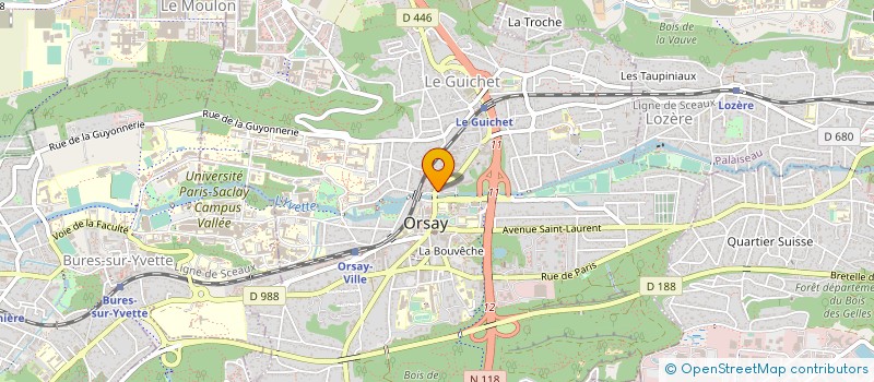 localisation de l'entreprise MADAME SAMIRA MOBAIED à ORSAY