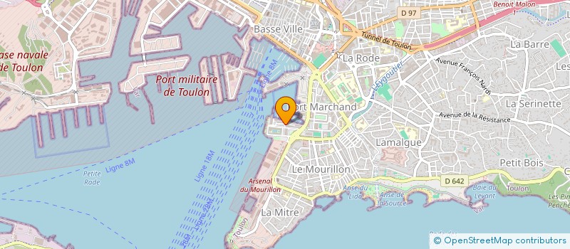 localisation de l'entreprise MADAME SAMIRA MOUSSAOUI  TOULON