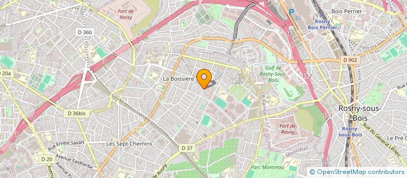 localisation de l'entreprise MADAME SAMIRA NEGROUZ à MONTREUIL