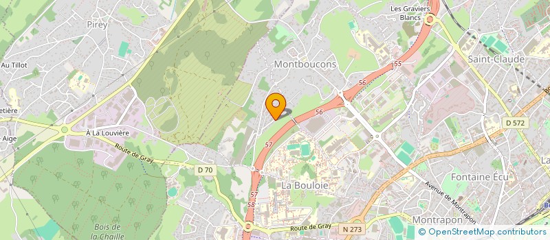 localisation de l'entreprise MADAME SAMIRA NMINEJ à BESANCON