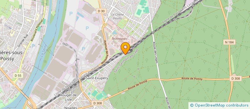 localisation de l'entreprise MADAME SAMIRA OUBA à POISSY