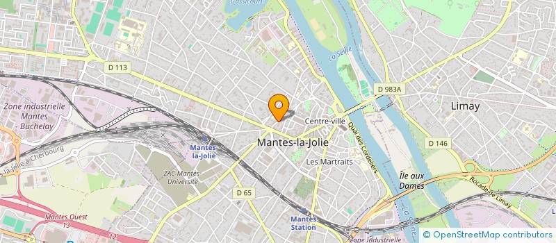 localisation de l'entreprise MADAME SAMIRA OULAHSEN  MANTES-LA-JOLIE