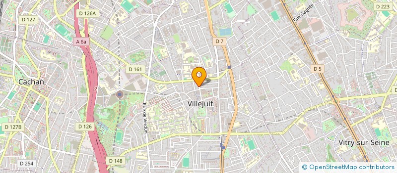 localisation de l'entreprise MADAME SAMIRA RAFIK  VILLEJUIF