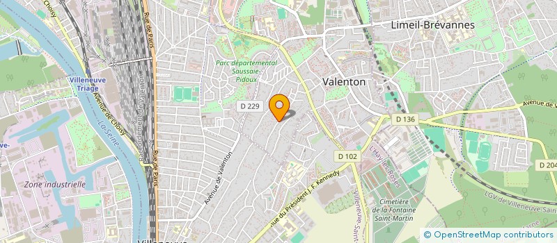 localisation de l'entreprise MADAME SAMIRA ROSTANE  VALENTON