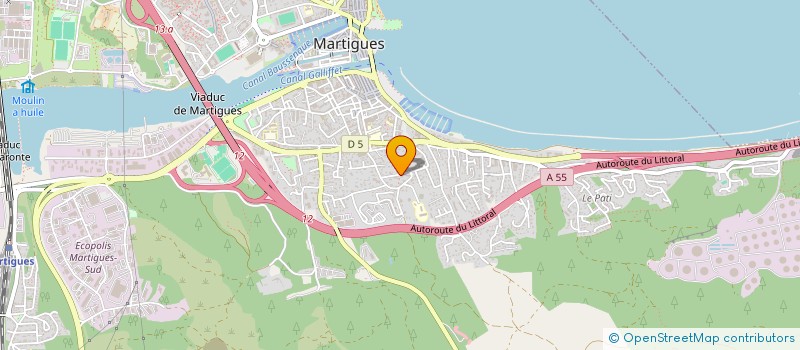localisation de l'entreprise MADAME SAMIRA SERRADJ à MARTIGUES