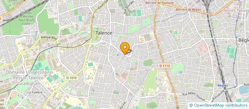 localisation de l'entreprise MADAME SAMIRA SIRACUSE  TALENCE