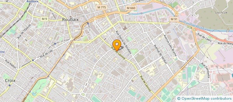 localisation de l'entreprise MADAME SAMIRA SOUIMDI à ROUBAIX