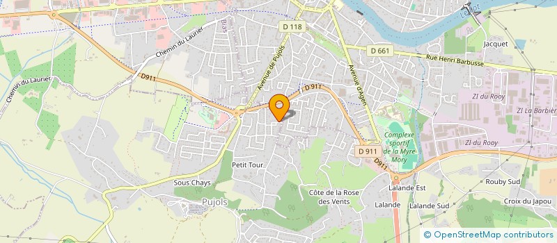 localisation de l'entreprise MADAME SAMIRA STABE à PUJOLS