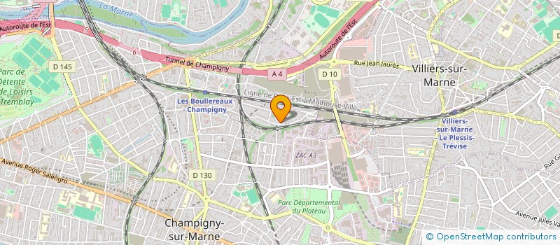 localisation de l'entreprise MADAME SAMIRA TAHRAOUI  MONTREUIL