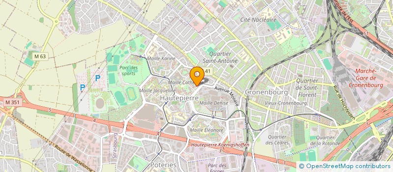 localisation de l'entreprise MADAME SAMIRA TAOUIL à STRASBOURG