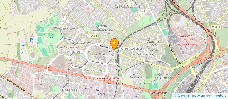 localisation de l'entreprise MADAME SAMIRA TAYEBI à STRASBOURG