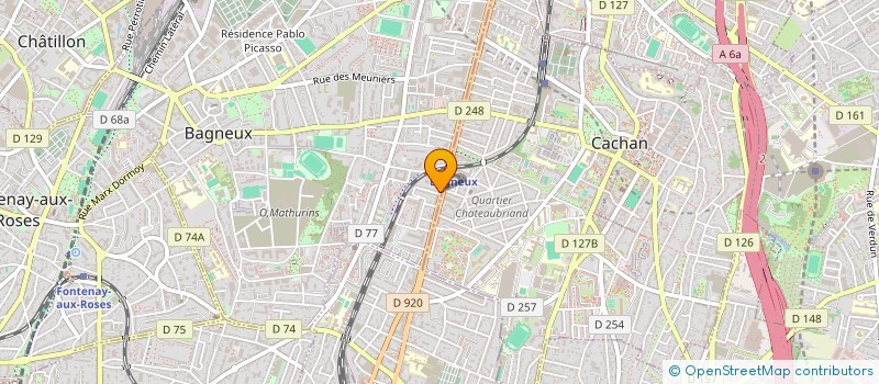 localisation de l'entreprise MADAME SAMIRA YACOUBI à BAGNEUX