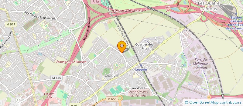 localisation de l'entreprise MADAME SAMIRA YVANNA KAMDEM MADINKO à LESQUIN