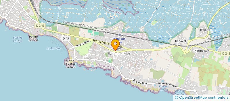 localisation de l'entreprise MADAME SAMIRA ZADDAME CAPPELIER à BATZ-SUR-MER