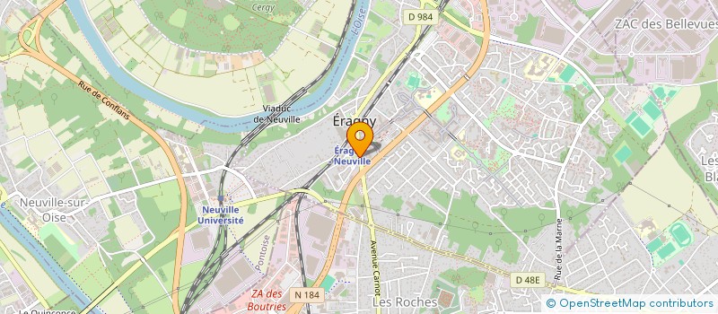 localisation de l'entreprise MADAME SAMIRA ZADOUD  ERAGNY