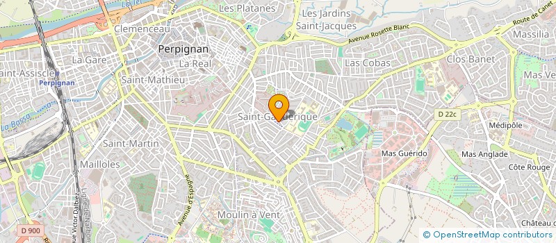 localisation de l'entreprise MADAME SAMIRA ZAKI  PERPIGNAN