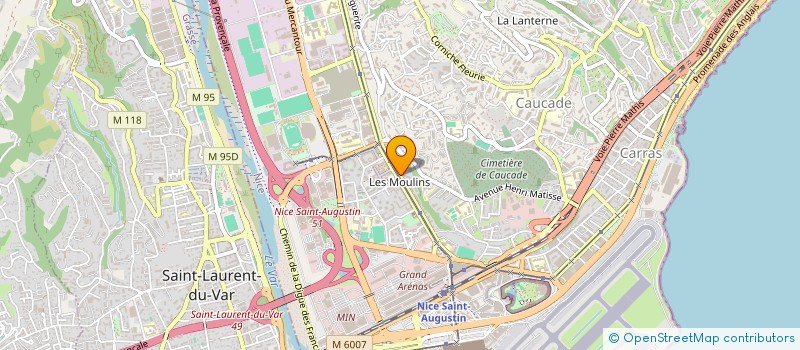 localisation de l'entreprise MADAME SAMIRA ZARIOH à NICE