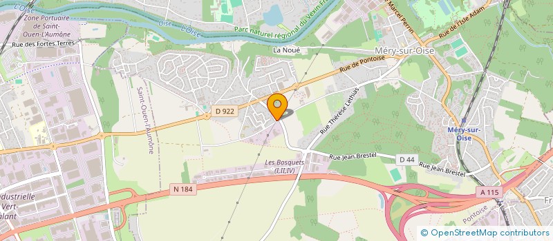 localisation de l'entreprise MADAME SAMJUKTHA MOHANATHAS à MERY-SUR-OISE