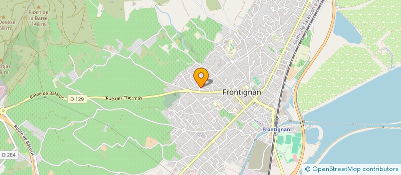 localisation de l'entreprise MADAME SAMMANTHA MAGOUS  FRONTIGNAN