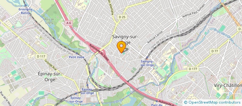 localisation de l'entreprise MADAME SAMRA CHEMALI à SAVIGNY-SUR-ORGE