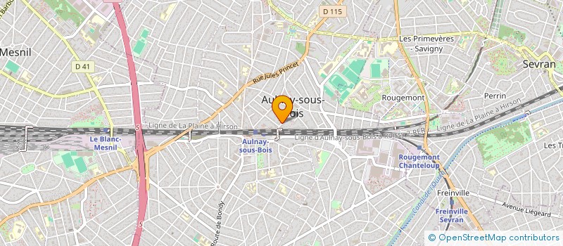 localisation de l'entreprise MADAME SAMRA HADJ SAID à AULNAY-SOUS-BOIS