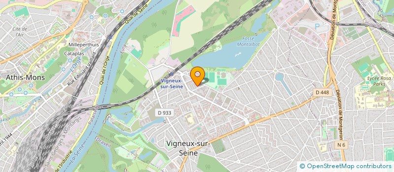 localisation de l'entreprise MADAME SAMRA NOUGHA  VIGNEUX-SUR-SEINE