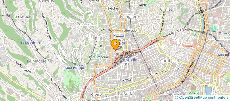 localisation de l'entreprise MADAME SAMSARA MARIA ESTRAGO BENITEZ à NICE