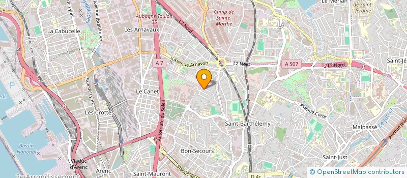 localisation de l'entreprise MADAME SAMUEL BARDON  MARSEILLE