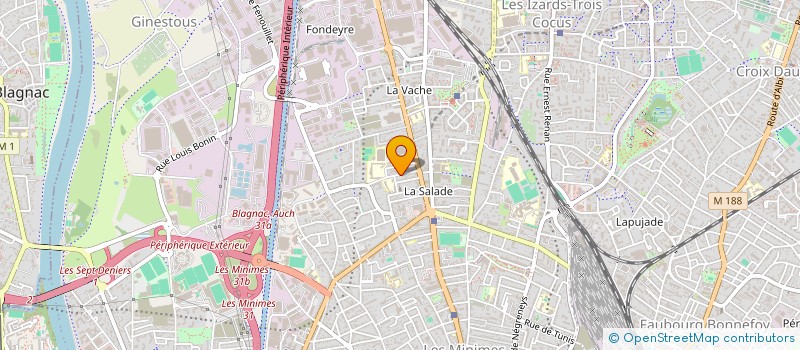 localisation de l'entreprise MADAME SAMUEL MARCINKOWSKI à TOULOUSE