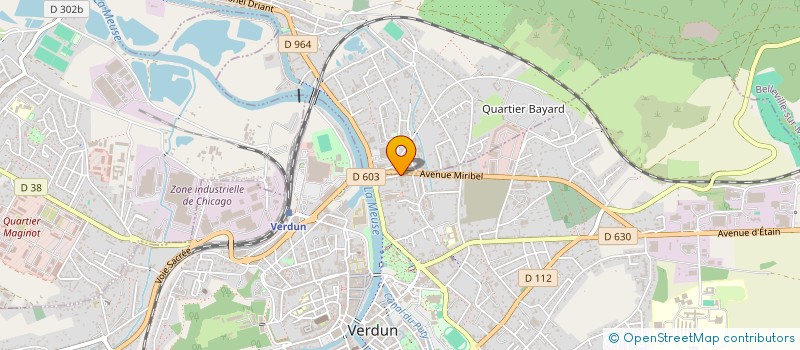 localisation de l'entreprise MADAME SAMUELE KLEIN à VERDUN