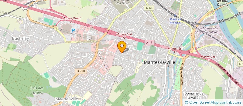 localisation de l'entreprise MADAME SAMYHA AGGOUNE  MANTES-LA-VILLE