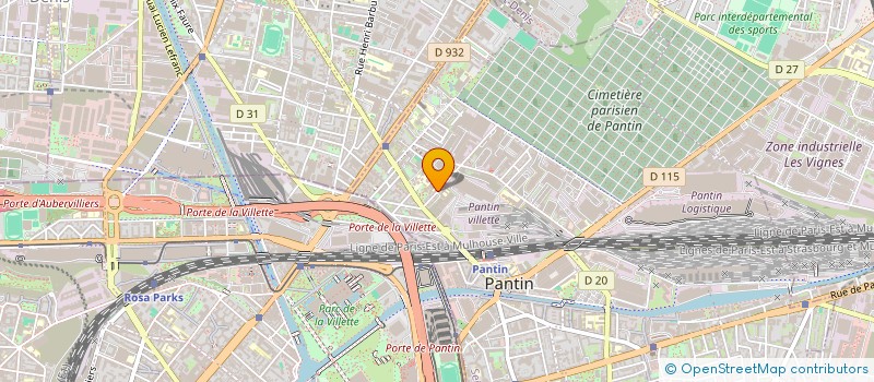 localisation de l'entreprise MADAME SAN LE ROY  PANTIN