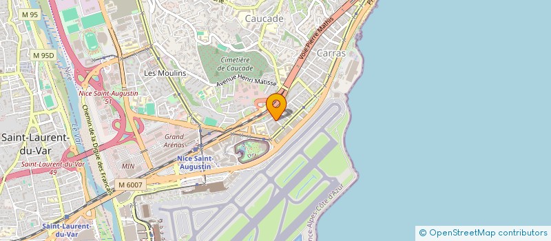 localisation de l'entreprise MADAME SANA AATAOUA  NICE